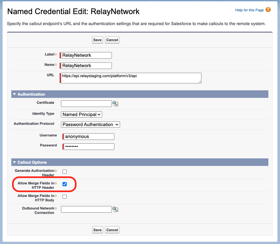 Relay Salesforce Integration