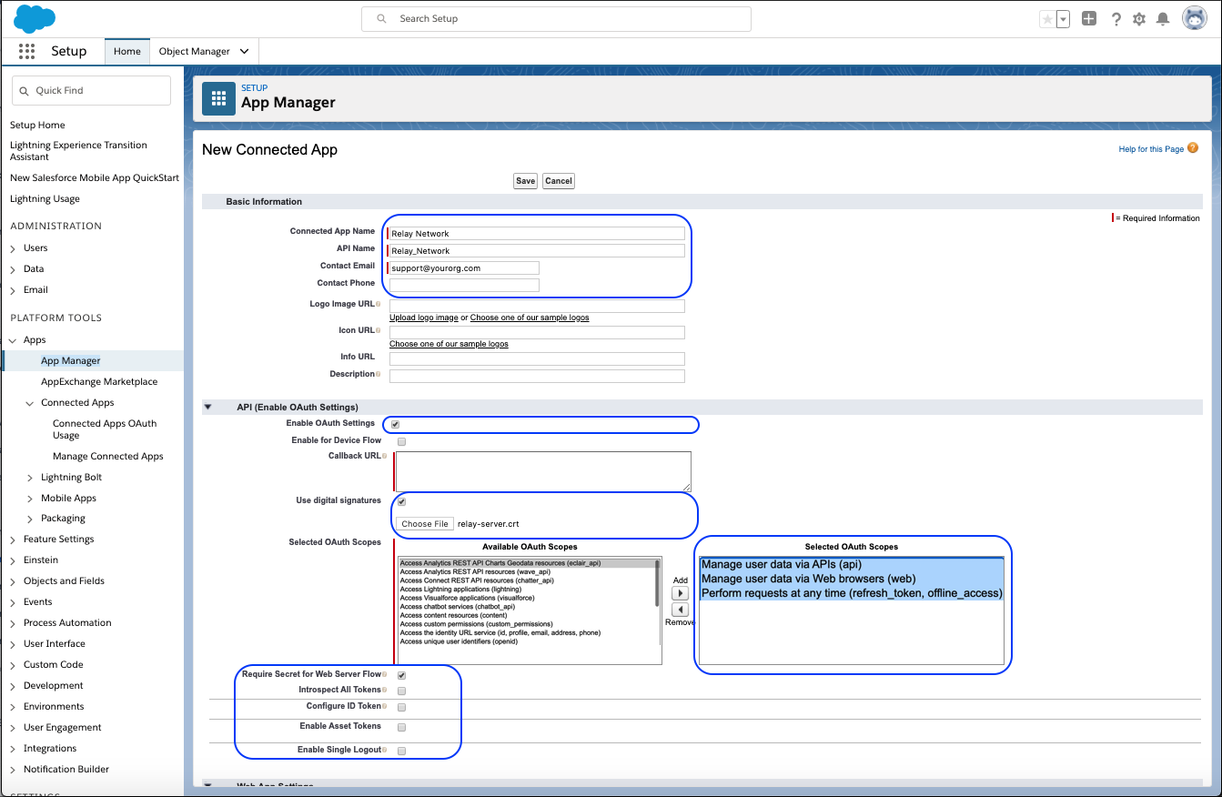 Relay Salesforce Integration